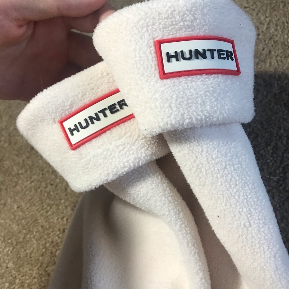 Hunter Tall White Boot Socks